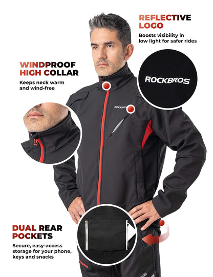 Unisex Thermal Winter Cycling Jacket