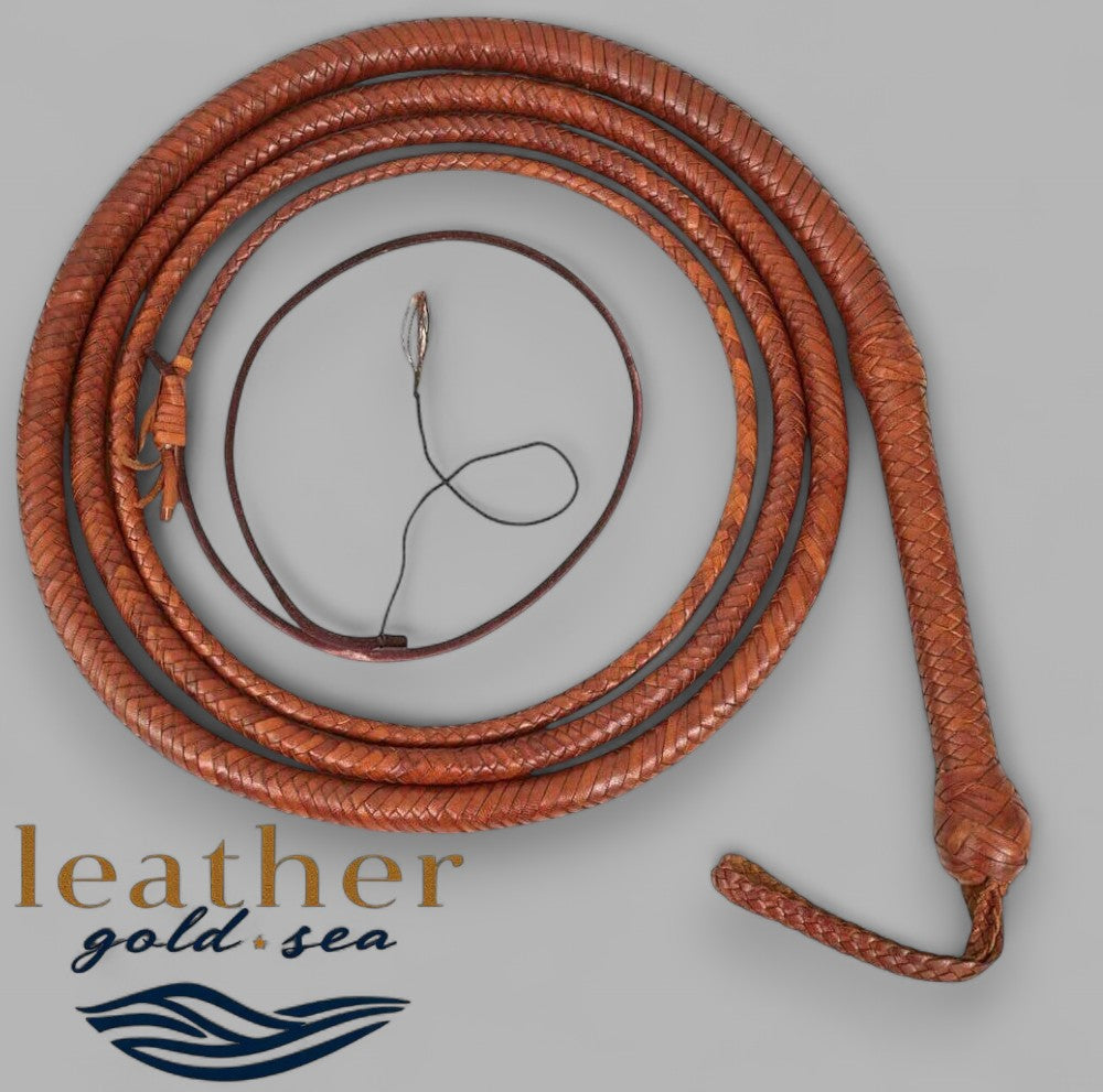 Leather Whips – Handmade 16 Plait Bullwhip