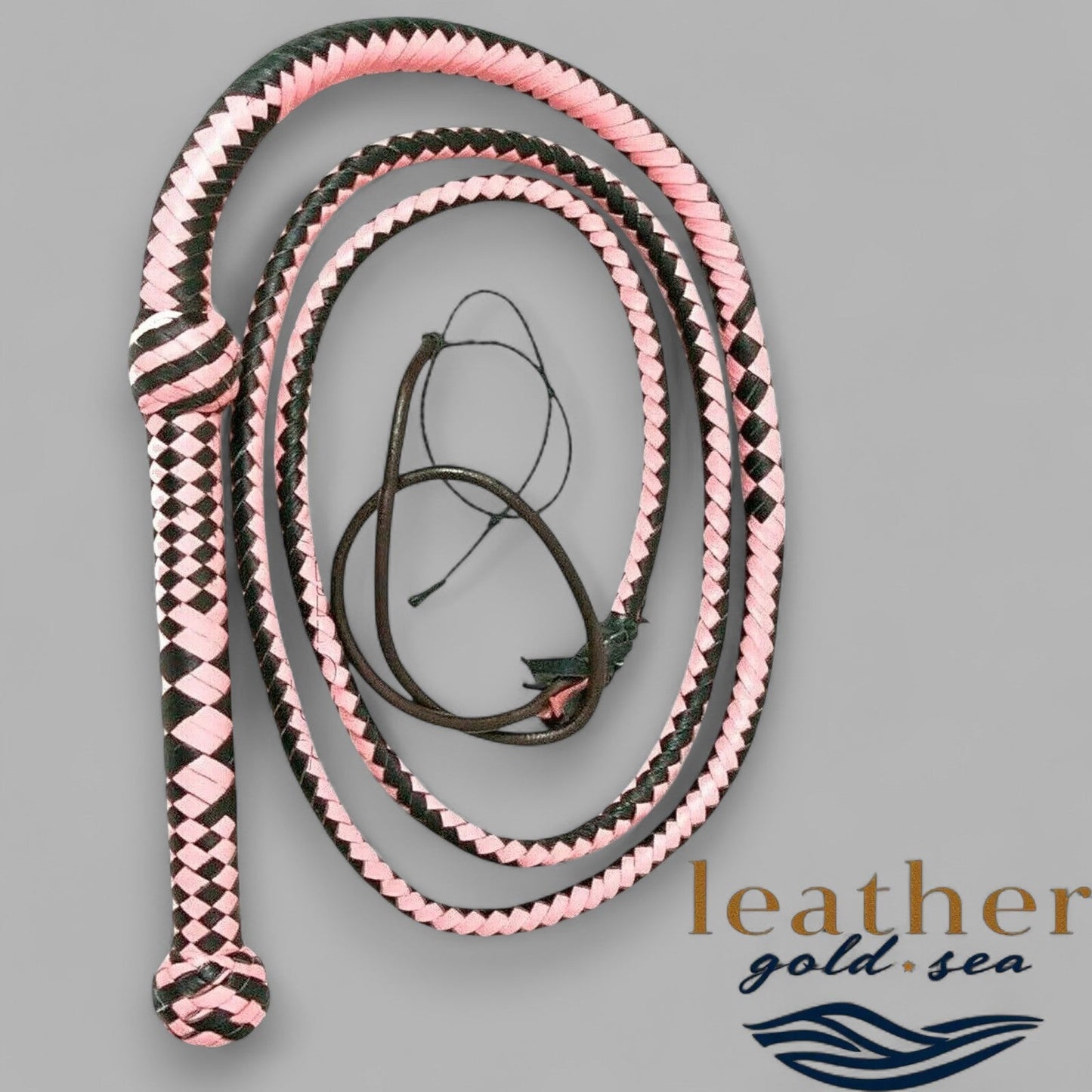 Bull Whip – Handmade 16 Plait Leather (Made in USA)