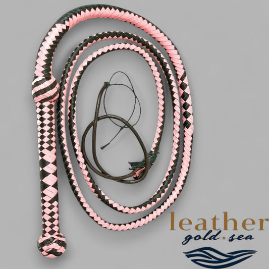 Bull Whip – Handmade 16 Plait Leather (Made in USA)