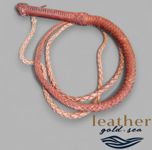 Cowboy Whips for Sale – Handmade 16 Plait Leather