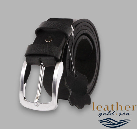 Suede Belts for Men - 100% Genuine Leather