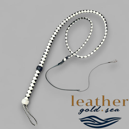 Braided Leather Whip – Handmade 16 Plait Made in USA