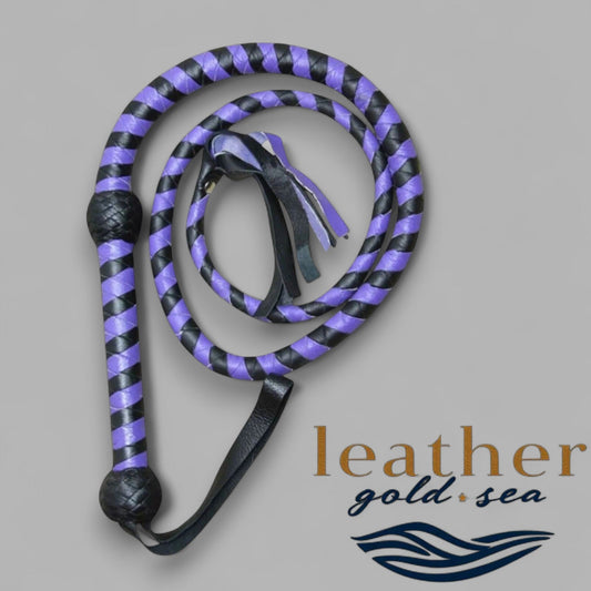Bull Whip – Handmade Leather, 16 Plait, Made in USA