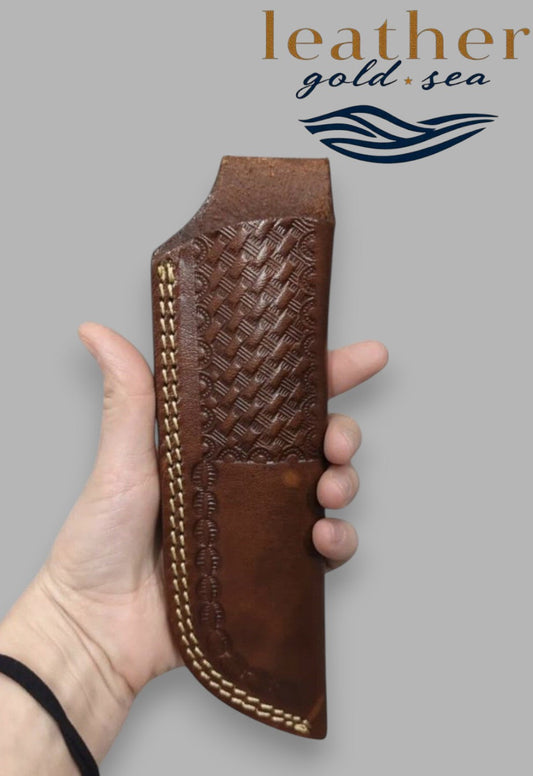 Knife Sheath Western | Brown Handmade Leather