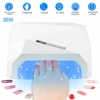 Portable UV Nail Gel Art Dryer