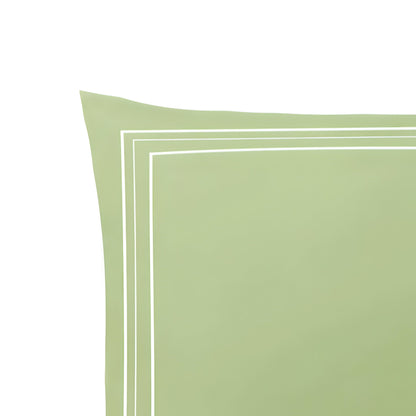400TC Cotton Classic Luxurious Embroidery Sateen Solid Duvet Cover Set
