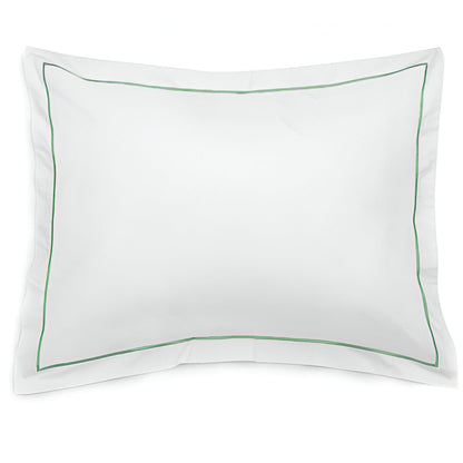 400TC Single Embroidery Sateen Solid Cotton Round Duvet Cover Set