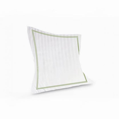 400TC Cotton Double Edge Embroidery Sateen Stripe Duvet Cover Set