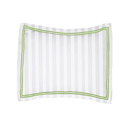 400TC Cotton Double Edge Embroidery Sateen Stripe Duvet Cover Set