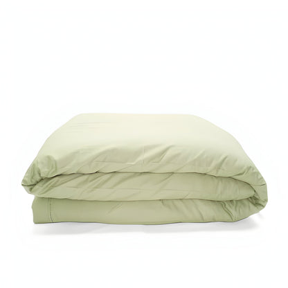 400TC Cotton Sateen Solid Duvet Cover Set