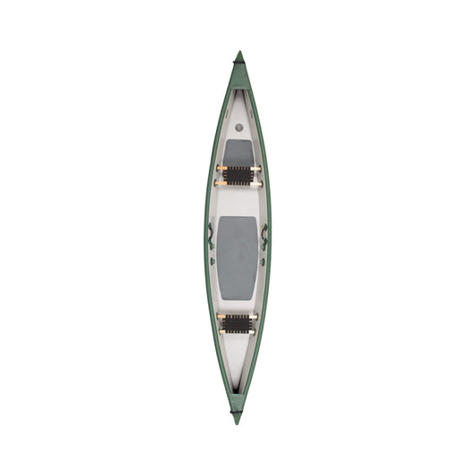 Sea Eagle 3-People TC16 High Pressure All Drop Stitch Inflatable Travel Canoe, 16FT [TC16K] (SAK43086)