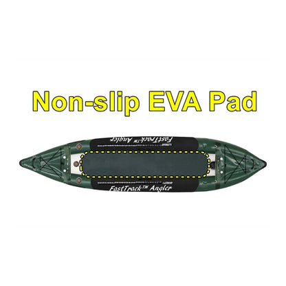 Sea Eagle 385FTA FastTrack 12FT 2- Persons Angler Inflatable Hunter Green Fishing Kayak [385FTAK] (SAK80139)