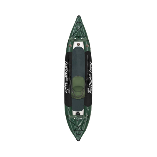 Sea Eagle 385FTA FastTrack 12FT 2- Persons Angler Inflatable Hunter Green Fishing Kayak [385FTAK] (SAK80139)