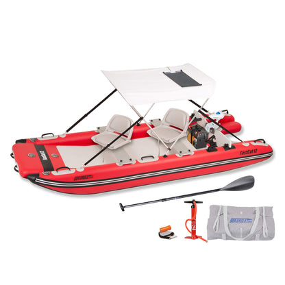 Sea Eagle Boats FastCat12™ Catamaran Inflatable Boat, 13FT [FASTCAT12K] (SAK29684)