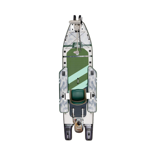 Sea Eagle FS1210 FishSUP 1-Person Inflatable Fishing Stand-Up Paddleboard [FS1210K] (SAK79218)