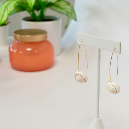 Sea Shell Threader Earrings