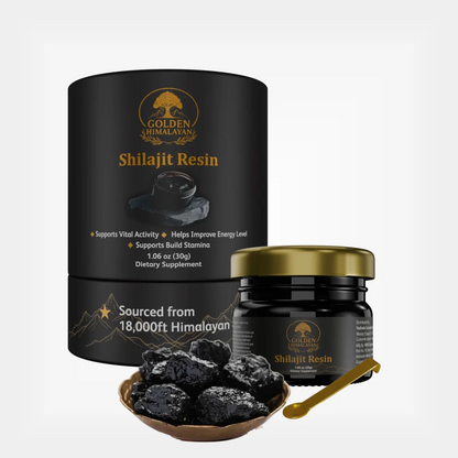Pure Himalayan Shilajit Resin Gold Grade