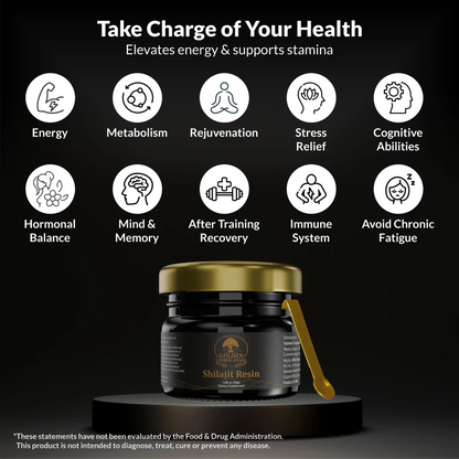 Pure Himalayan Shilajit Resin Gold Grade