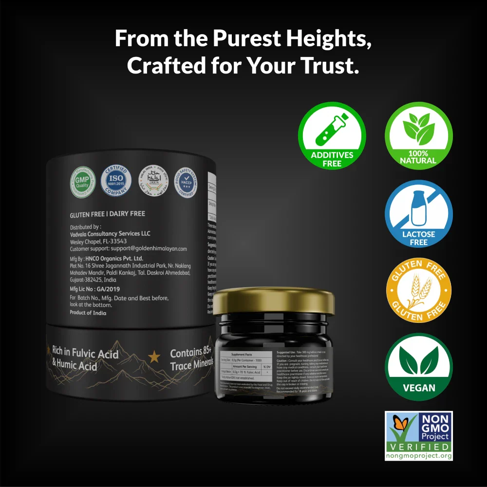 Pure Himalayan Shilajit Resin