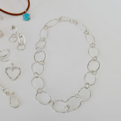 Silver Link Necklace
