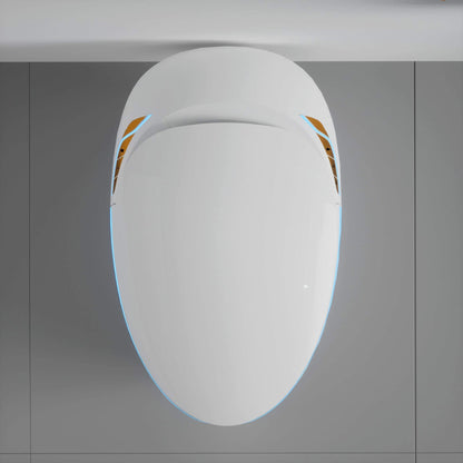 Nuvia Smart One-Piece Toilet With Bidet, Foot Sensor, LED Display And Dryer (SAK80112)