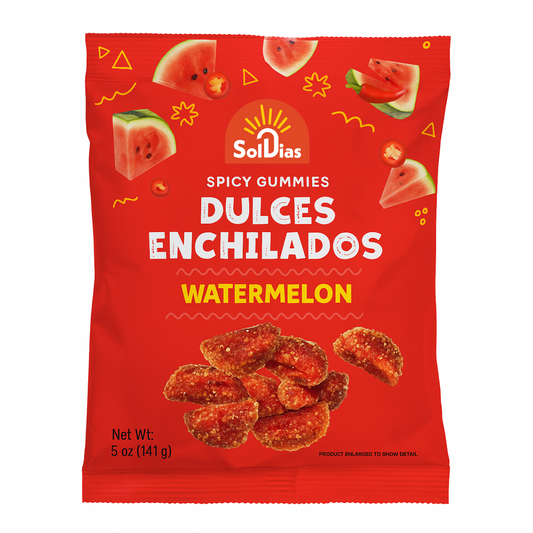 Dulces Enchilados - Spicy Watermelon Gummies 5oz