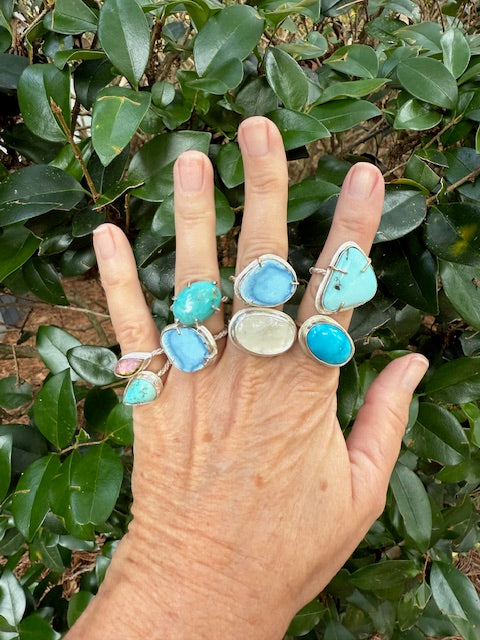Golden Hills Turquoise Rings