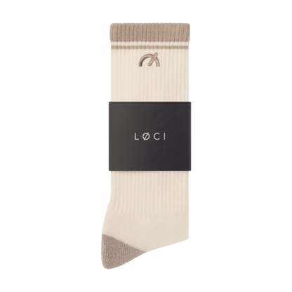 Stripe Cushioned Crew Socks