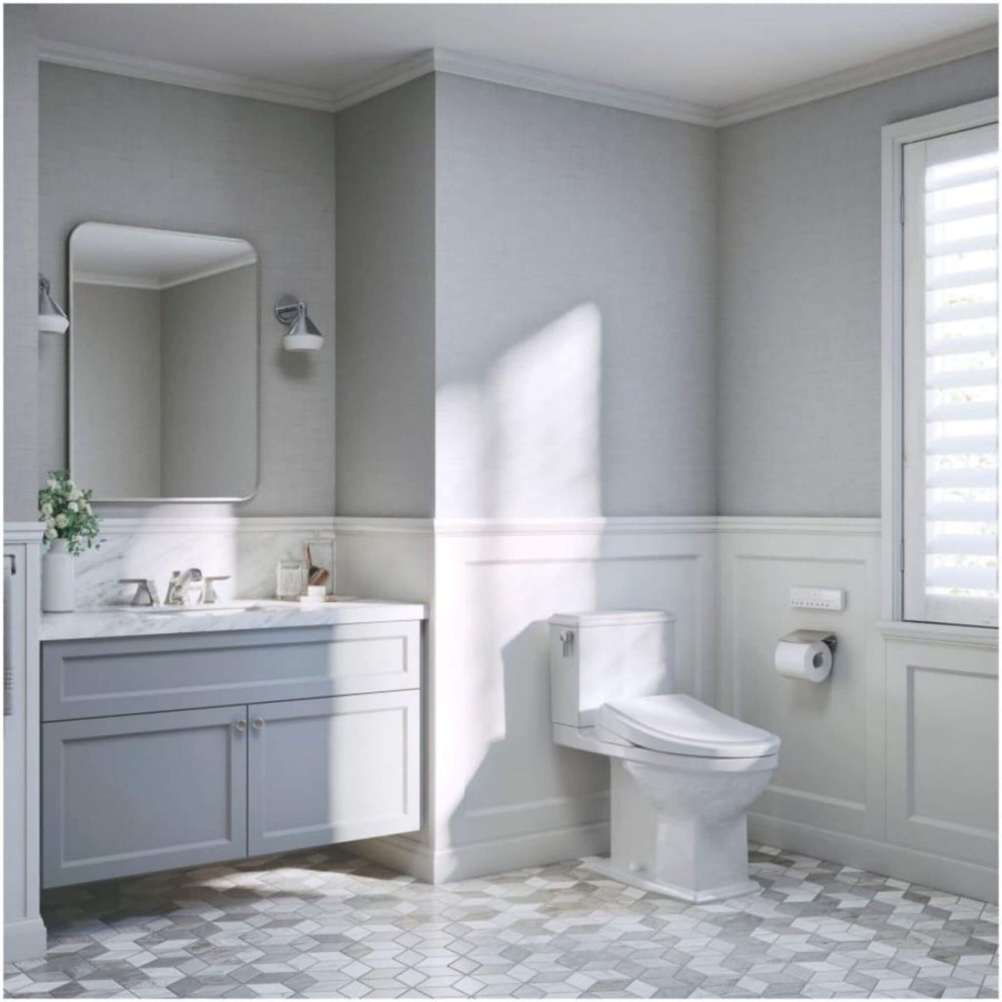 [SW4734AT40#01] TOTO S7A Washlet Elongated Bidet Toilet Seat With EWater And Classic Contemporary Lid (SAK29827)
