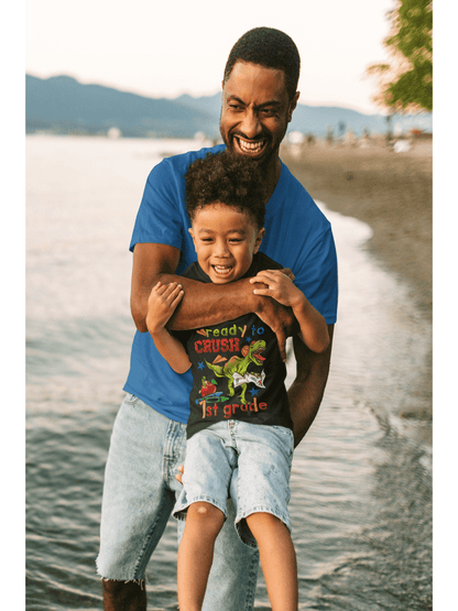 Boys Ready To Crush First Grade Short Sleeve Tee Shirts for Back To School