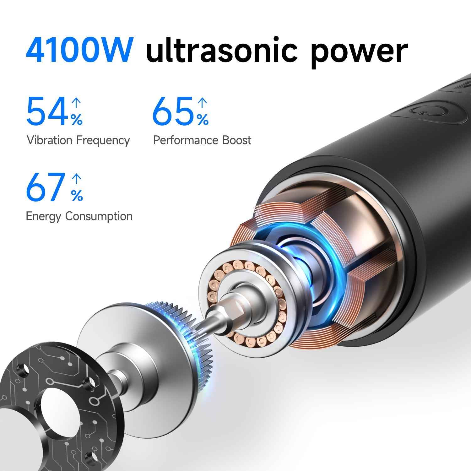 T8 Ultrasonic Tooth Cleaner - Professional Dental Plaque Remover for a Healthier Smile