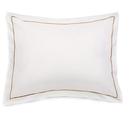 400TC Single Embroidery Sateen Solid Cotton Round Duvet Cover Set