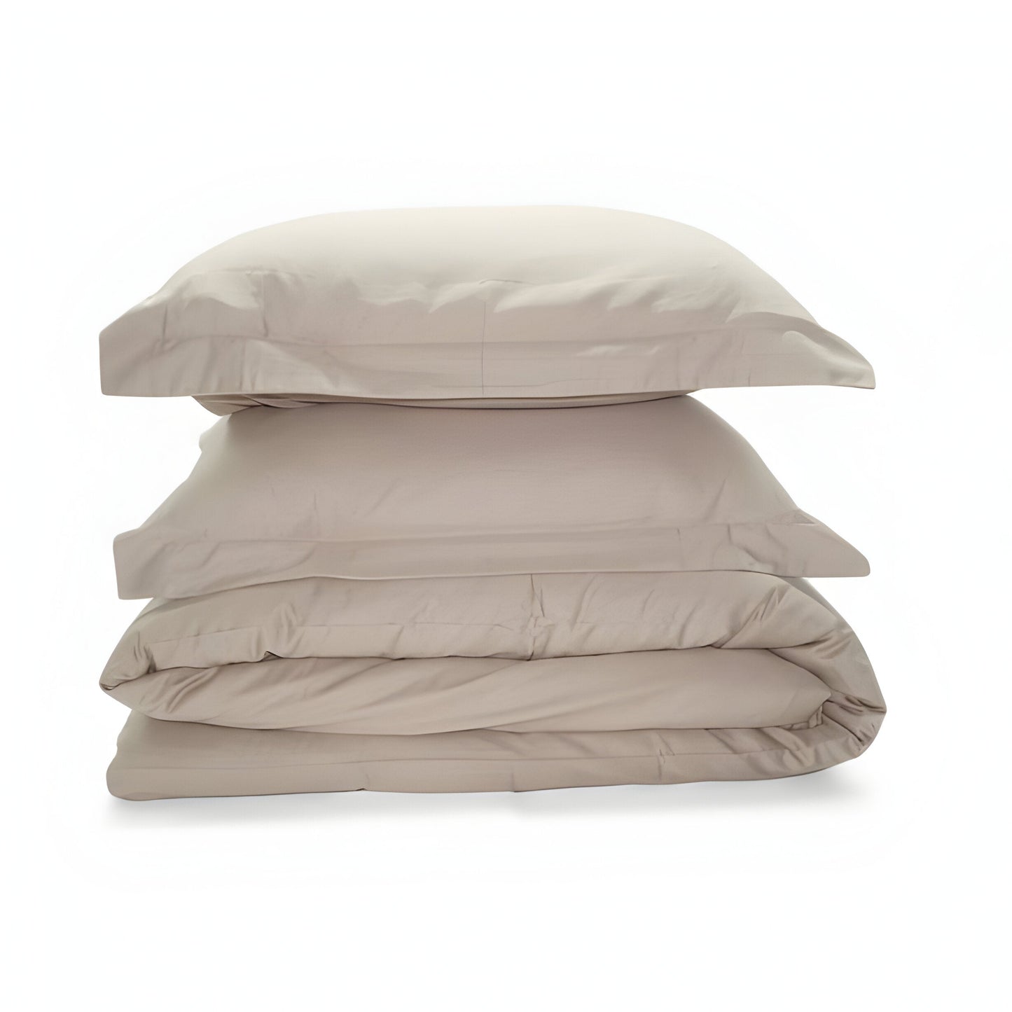 400TC Cotton Sateen Solid Duvet Cover Set