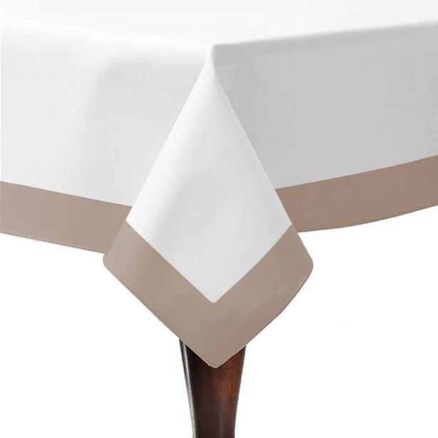 Border Frame Cotton Table Cloth