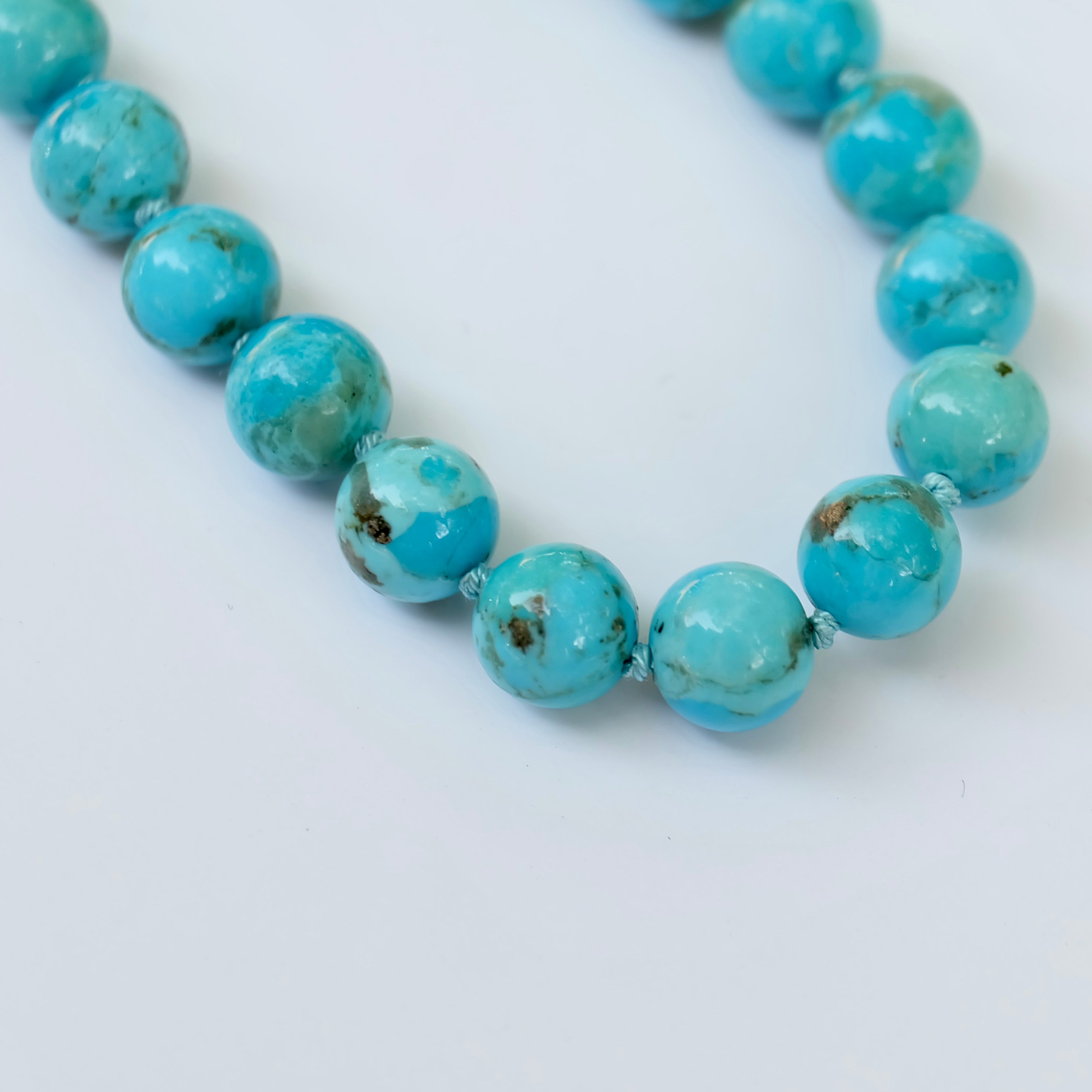 Kingman Turquoise Paperclip Necklace