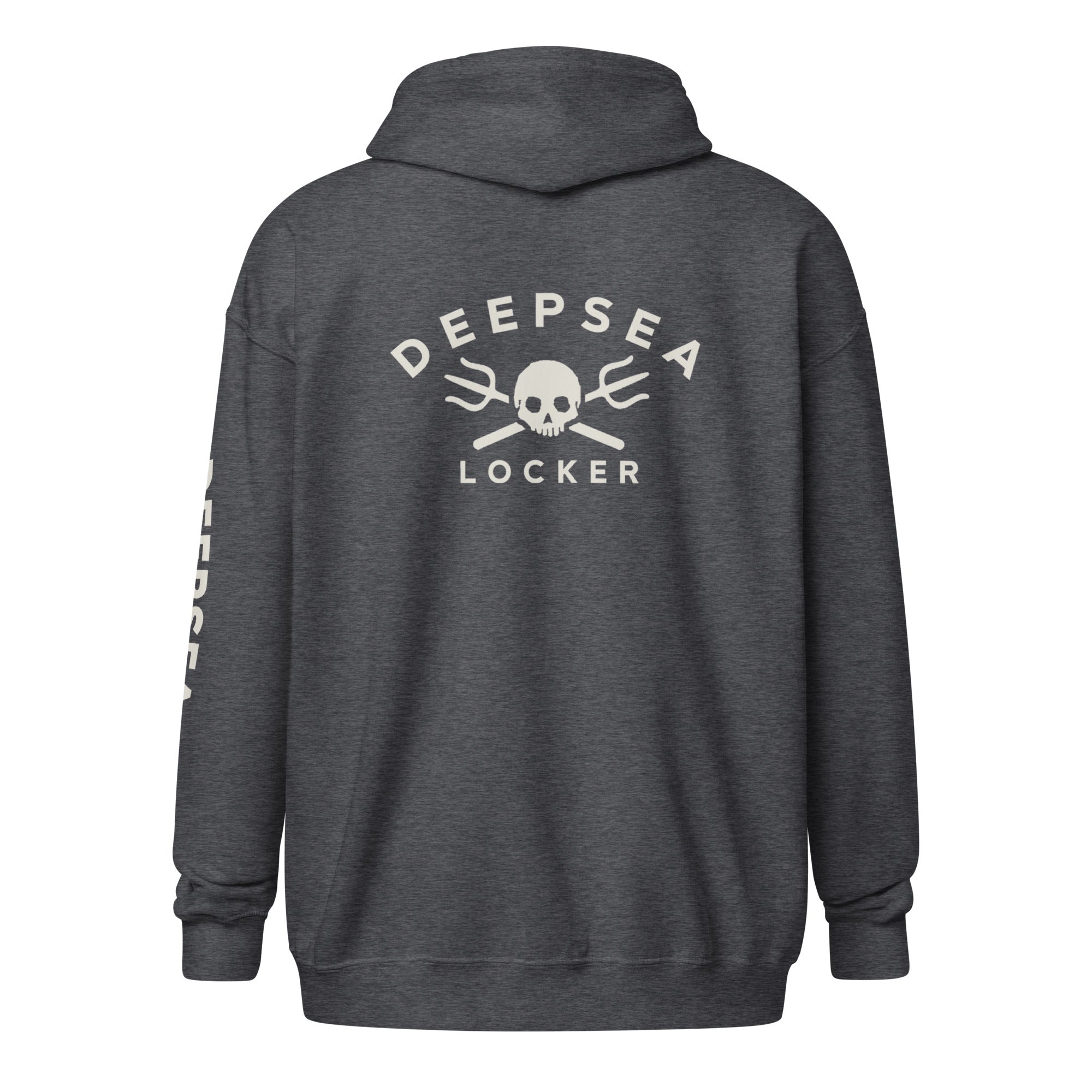DEEPSEA Skull Trident Unisex heavy blend zip hoodie