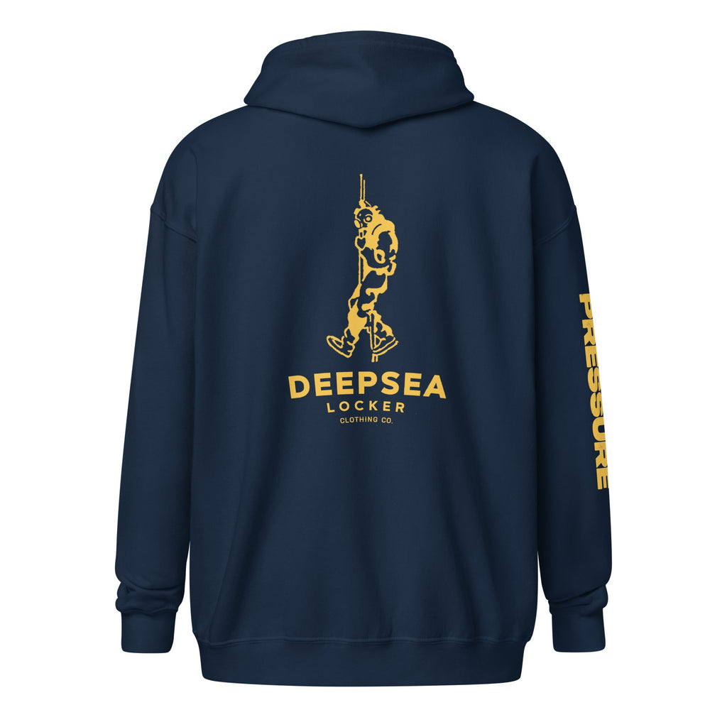 DeepSea Diver Vintage Unisex heavy blend zip hoodie
