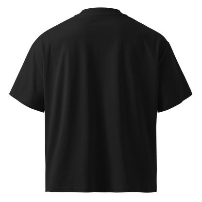 Hack The Planet – Oversized Organic High-Neck T-Shirt