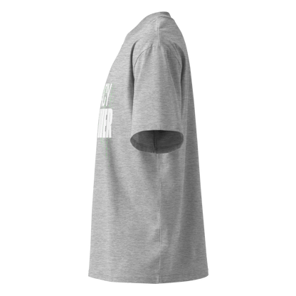Privacy Is Power – Oversized Organic High-Neck T-Shirt