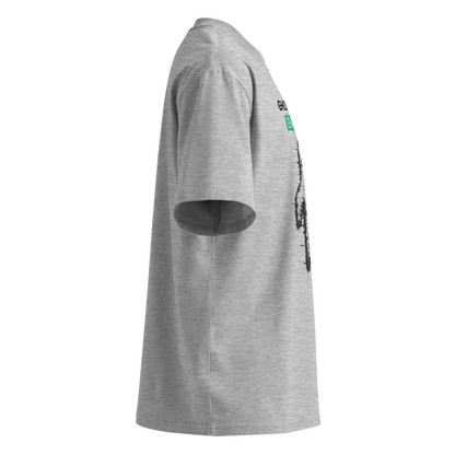 Ghost Mode: Enabled – Oversized Organic High-Neck T-Shirt