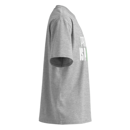 Privacy Is Power – Oversized Organic High-Neck T-Shirt