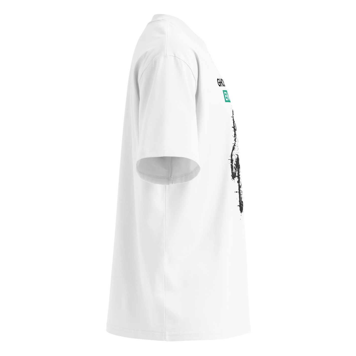Ghost Mode: Enabled – Oversized Organic High-Neck T-Shirt