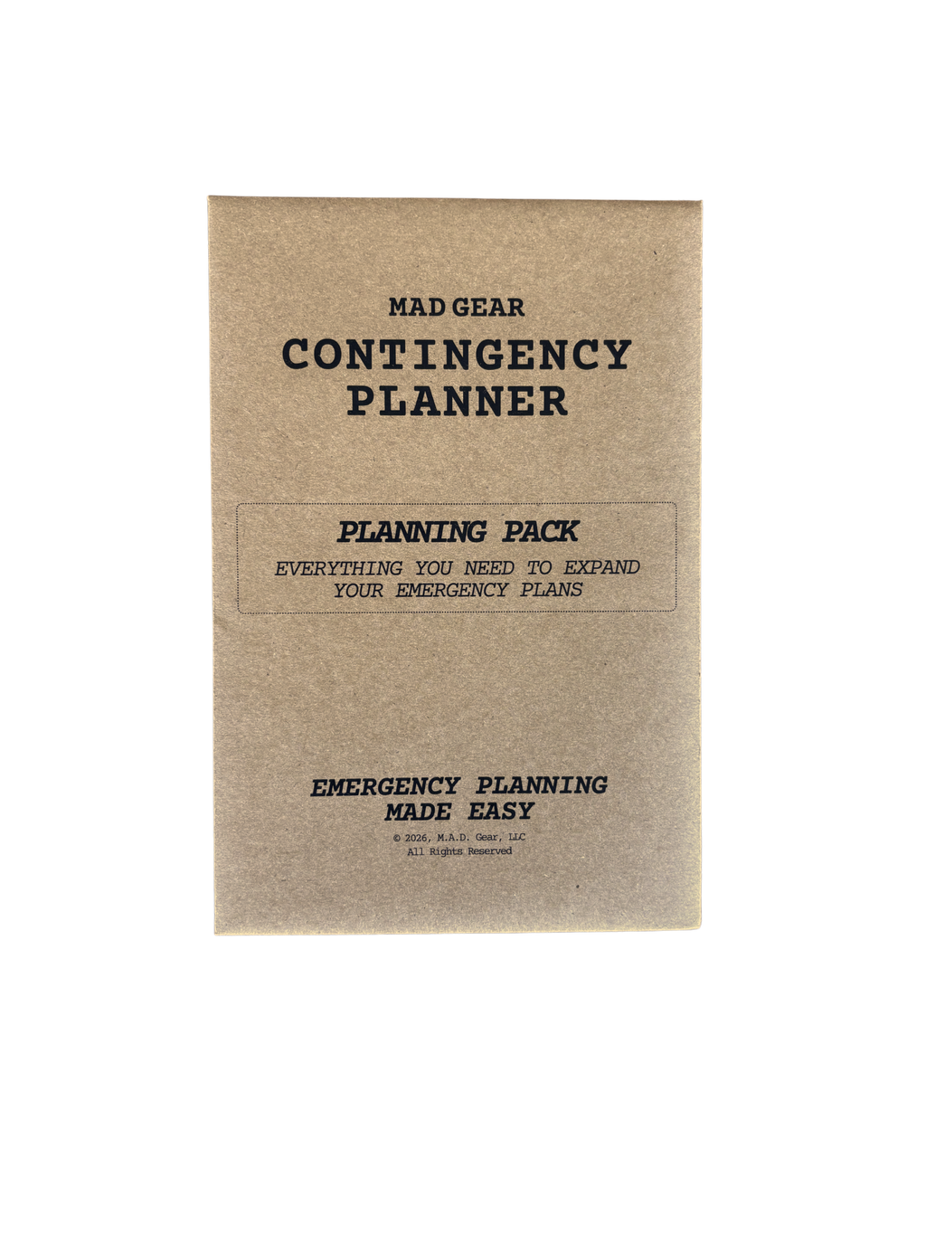 Contingency Planner — Complete Kit