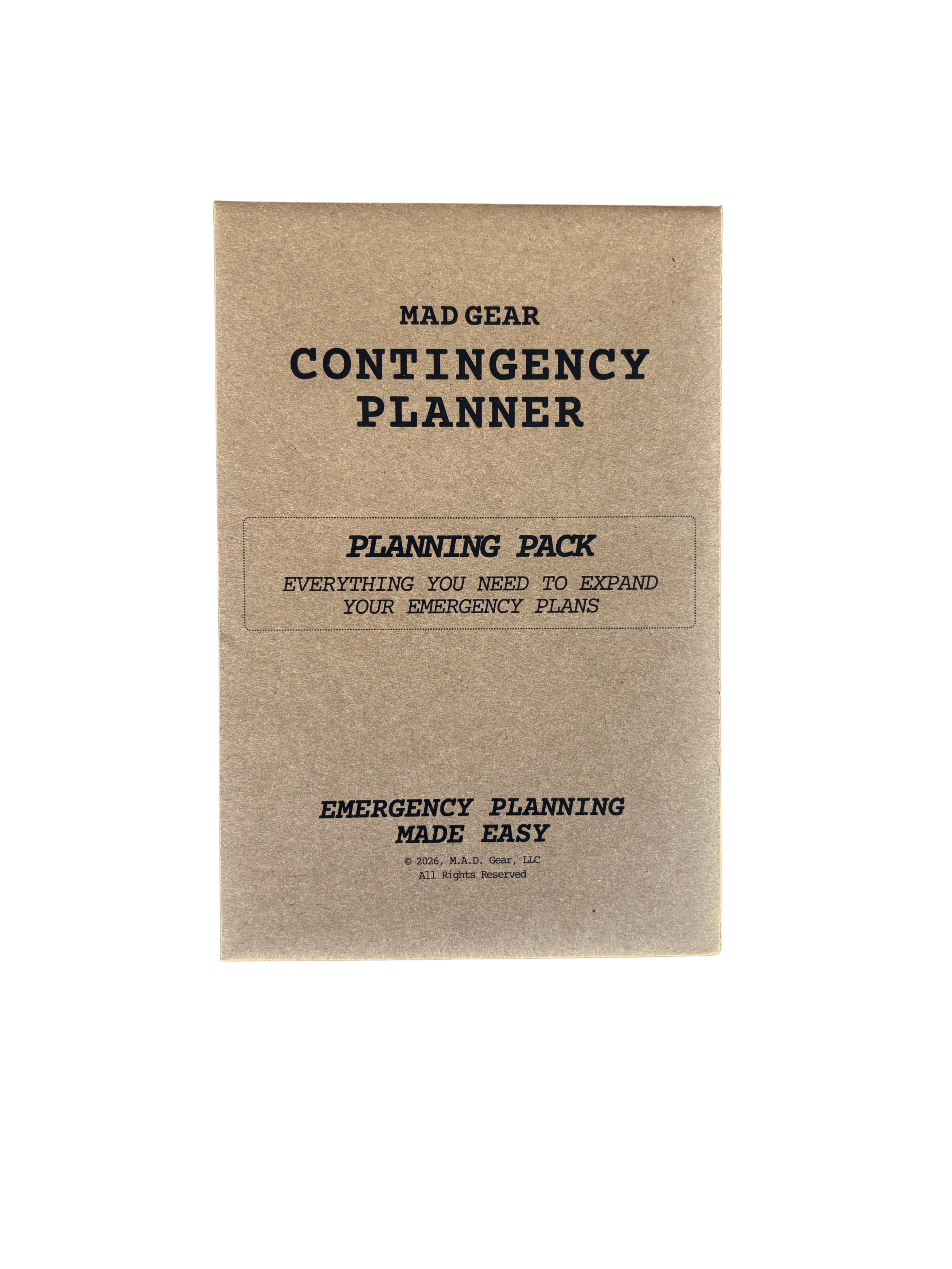 Contingency Planner — Complete Kit