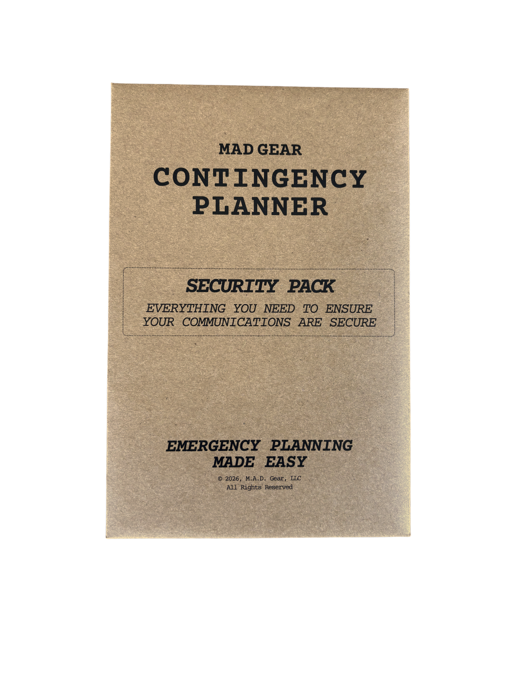 Contingency Planner — Complete Kit