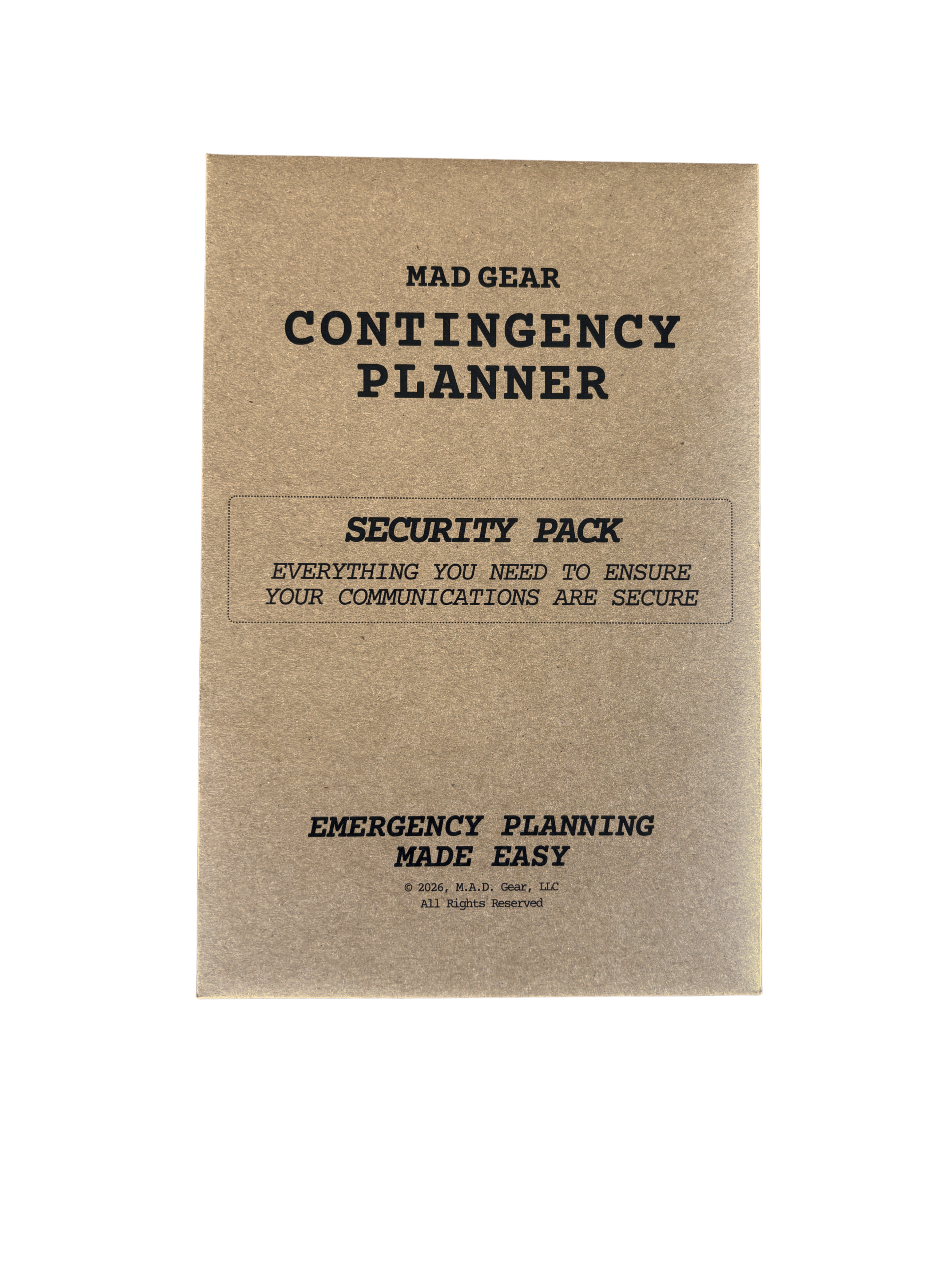 Contingency Planner — Complete Kit