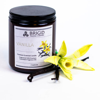 Vanilla Soy Wax Candle - French, Tahitian, and Madagascar Vanillas