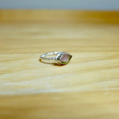 Watermelon Tourmaline Ring
