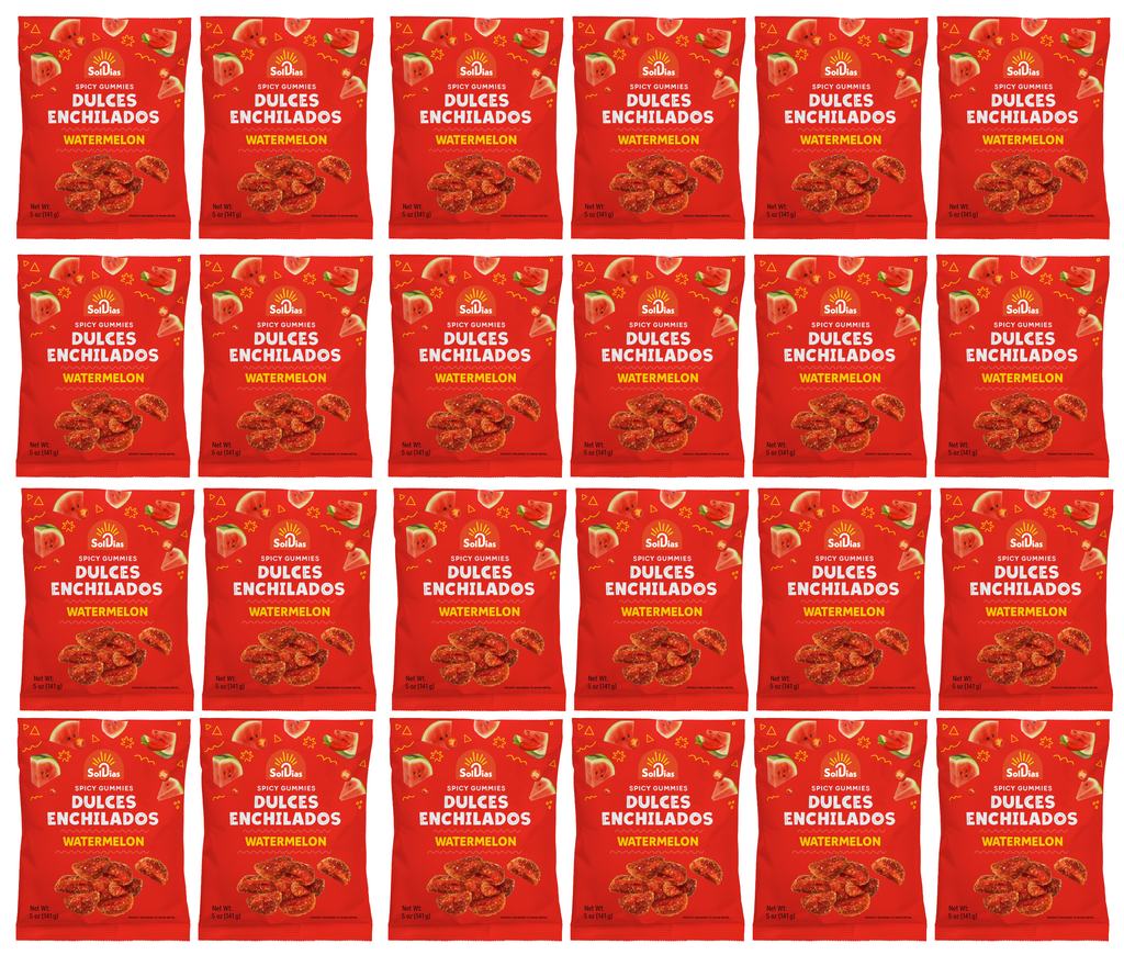 Dulces Enchilados - Spicy Watermelon Gummies 5oz
